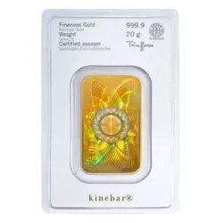 20 grammes lingotin d'or - Heraeus - Kinebar series 20 grammes lingotin d'or - Heraeus - Kinebar series