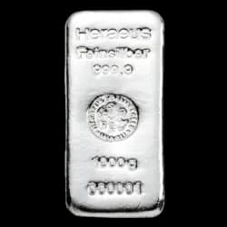1 kg Lingot d'Argent - Heraeus 1 kg Lingot d'Argent - Heraeus