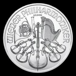 1 oz Silver Coin - Philharmonic BU 2018 1 oz Silver Coin - Philharmonic BU 2018