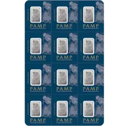12x1 gram multigram Platinum Bar - PAMP Suisse Lady Fortuna 12x1 gram multigram Platinum Bar - PAMP Suisse Lady Fortuna