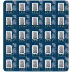 25x1 gram multigram Platinum Bar - PAMP Suisse Lady Fortuna 25x1 gram multigram Platinum Bar - PAMP Suisse Lady Fortuna