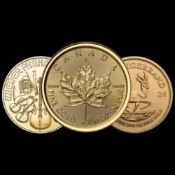 1/10 Unze Goldmünze - Zufällige Prägung 1/10 Unze Goldmünze - Zufällige Prägung -1