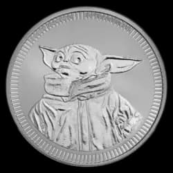 1 once Pièce d'Argent - Star Wars Bébé Yoda 2023 Pièce d'argent 1 once – Star Wars Bébé Yoda 2023 – 1