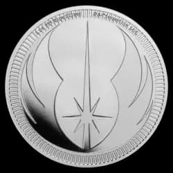 1 Unze Silbermünze - Star Wars Wappen des Jedi-Ordens 2023 1 Unze Silbermünze - Star Wars Wappen des Jedi-Ordens 2023 - 1