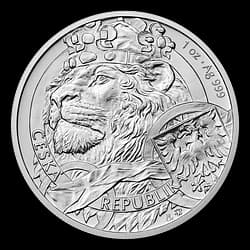 1 oncia Moneta d'Argento - Leone ceco 2025 Moneta d'argento da 1 oncia - Leone ceco 2025 - 1