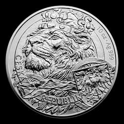 10 Unzen Silbermünze - Tschechischer Löwe 2025 10 Unzen Silbermünze - Tschechischer Löwe 2025 - 1