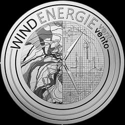 20 gram Silver Coin - Switzerland Wind Energy Luminescent Proof 2023 20 gram Silver Coin - Switzerland Wind Energy Proof 2023 - 1