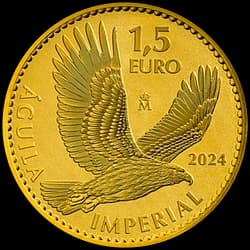 1 oncia Moneta d'Oro - Spagna Aquila imperiale Reverse Proof 2024 Moneta d'oro da 1 oncia - Spagna Aquila imperiale Reverse Proof 2024 - 1