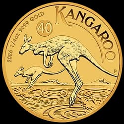 1/4 once Pièce d’Or - Australie Kangourou 2026 1/4 once Pièce d’Or - Australie Kangourou 2026 - 1