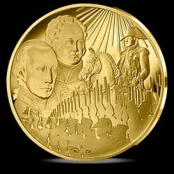 1/4 ounce Gold Coin - Battle of Austerlitz 1/4 ounce Gold Coin - Battle of Austerlitz - 1