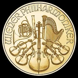 1/25 ounce Gold Coin - Philharmonic 2026 1/25 ounce Gold Coin - Philharmonic 2026 - 1