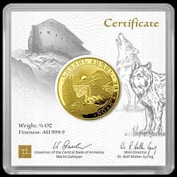 1/2 Unze Goldmünze - Armenien Arche Noah 2026 1/2 Unze Goldmünze - Armenien Arche Noah 2026 - 1