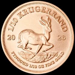 1/10 ounce Gold Coin - Krugerrand 2026 1/10 ounce Gold Coin - Krugerrand 2026 - 1