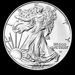 1 ounce Silver Coin - American Eagle 2026 1 ounce Silver Coin - American Eagle 2026 - 1