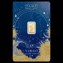 0.5 gram Gold Bar - Zodiac Virgo 0.5 gram Gold Bar - Zodiac Virgo - 1