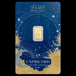 0.5 gram Gold Bar - Zodiac Capricorn 0.5 gram Gold Bar - Zodiac Capricorn - 1