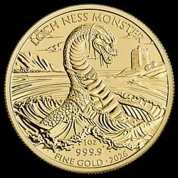 1 ounce Gold Coin - Legend of the Loch Ness 1 ounce Gold Coin - Legend of the Loch Ness - 1