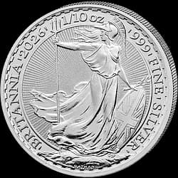 1/10 ounce Platinum Coin - Britannia 2026 1/10 ounce Platinum Coin - Britannia 2026 - 1