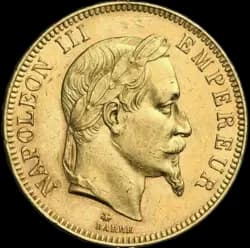 100 Francs Gold Coin - Napoléon III Tête Laurée 1869 A 100 Francs Gold Coin - Napoléon III Tête Laurée 1869 A