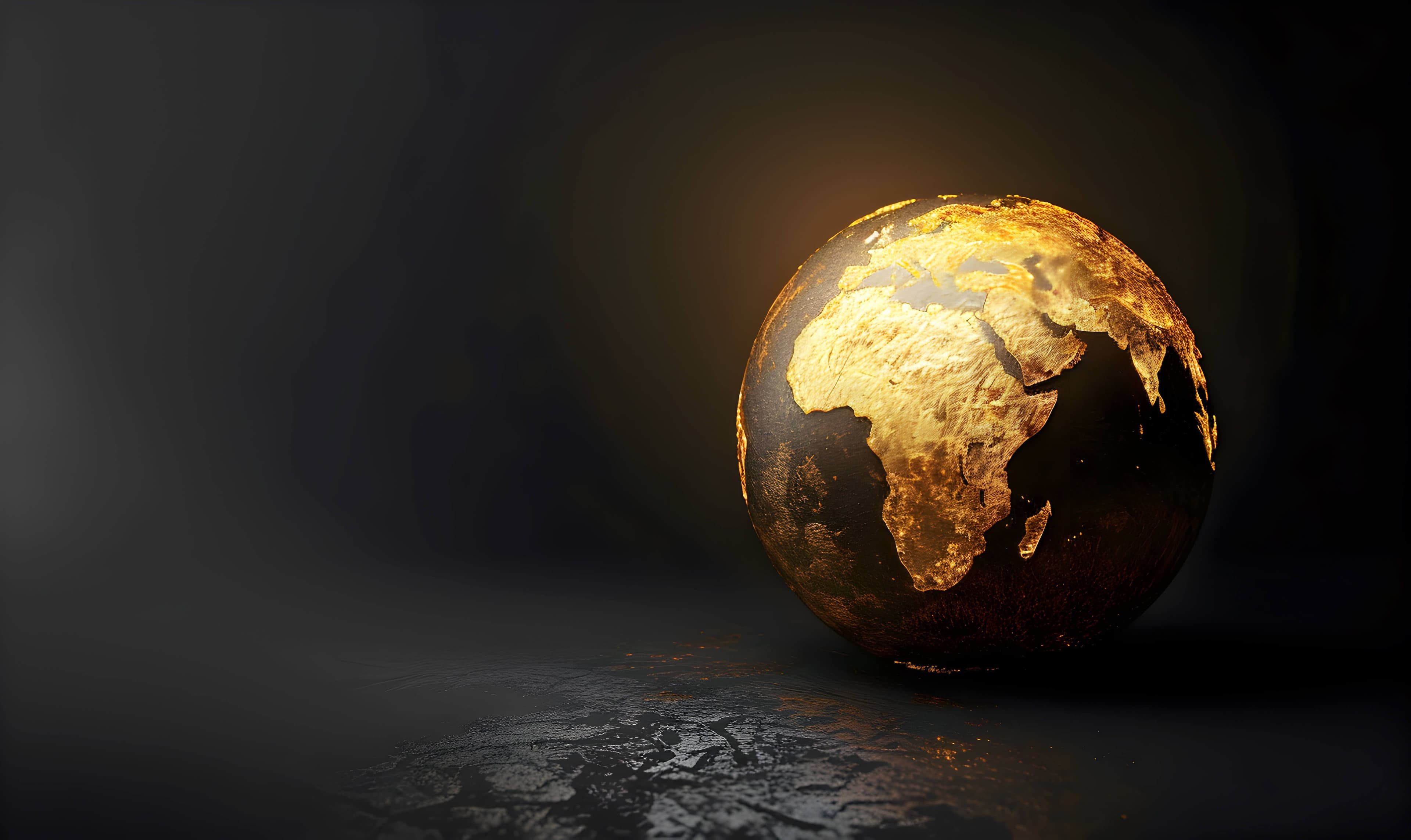 Top 10 Gold Producing Countries: 2024 Edition Golden globe representing gold production